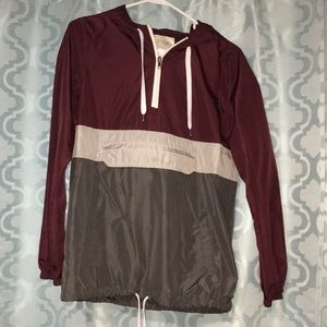Burgundy/ maroon windbreaker (used)